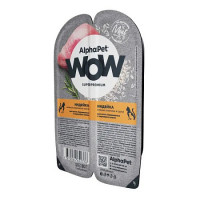 AlphaPet WOW, для котят, беременных и кормящих кошек (индейка) 